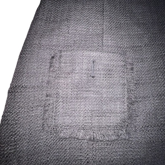 Karl Lagerfeld Paris Black shift tweed sleeveless dress size 6 *Missing Buttons* - Picture 12 of 12